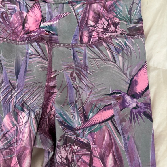 Evolution and Creation Tropical Floral Paradise Print Leggings Size Small - Picture 4 of 8